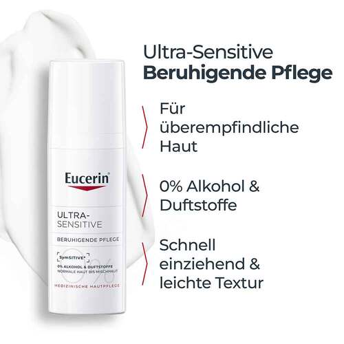 Eucerin UltraSensitive Beruhigende Pflege für normale bis Mischhaut - 7
