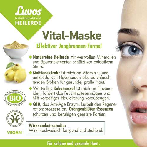 Luvos Naturkosmetik Heilerde Vital Maske - 4