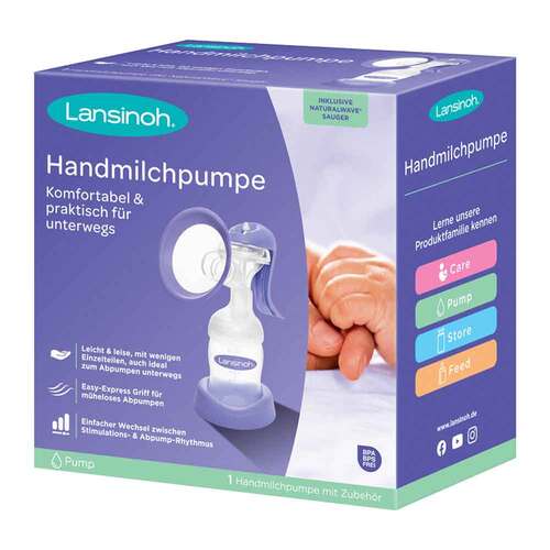 Lansinoh Handmilchpumpe Weithals - 1