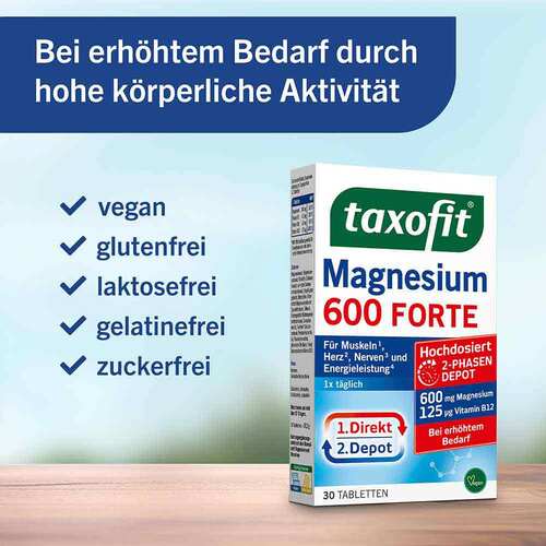 Taxofit Magnesium 600 Forte Depot Tabletten - 4