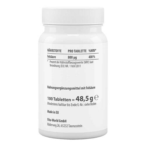 Folsäure 800 µg Tabletten - 2