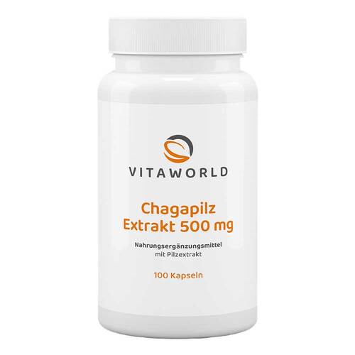 Chaga Pilz Extrakt 500 mg Kapseln - 1
