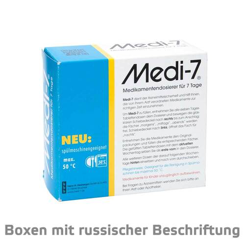 Medi 7 Medikamentendos.f&uuml;r 7 Tage wei&szlig; russische Version - 3