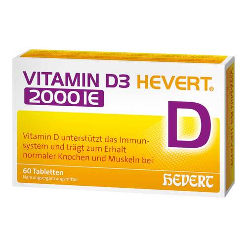 Vitamin D3 Hevert 2.000 I.E. Tabletten - 1