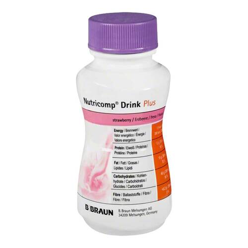 Nutricomp Drink Plus Erdbeer - 2