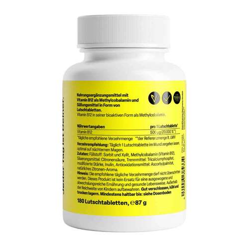 Vitamin B12 500 µg Lutschtabletten - 2