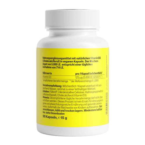 Vitamin D3 5.000 I.E. Wochendepot Kapseln - 2