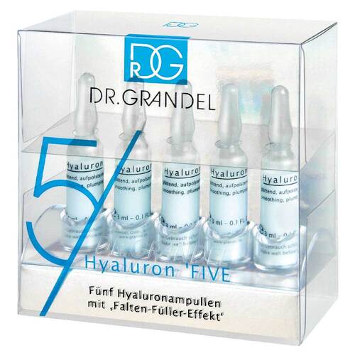 Abbildung: Grandel Professional Collection Hyaluron Five Ampulle Ampullen, 5X3 ml PZN 11164615