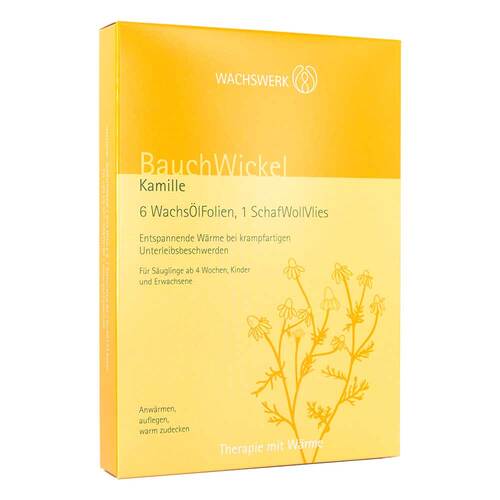 Bauchwickel Kamille 15x21 cm Folie - 1