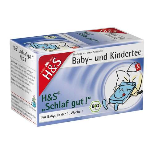Abbildung: H&S Schlaf gut Bio Baby- und Kindertee Filterbeutel Filterbeutel, 20 St PZN 11213294