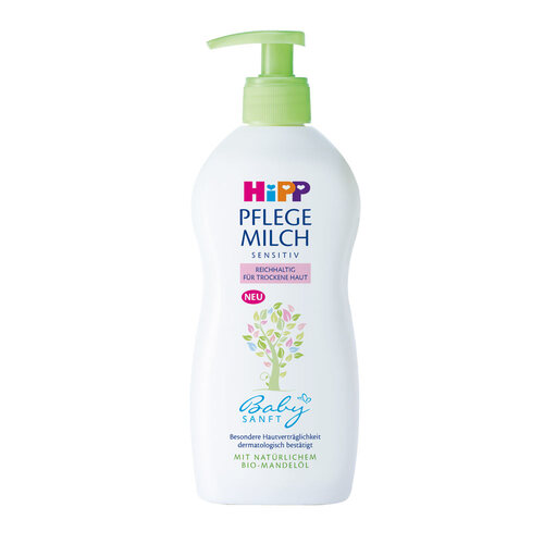 Hipp Baby Sanft Pflege-Milch trockene Haut - 1