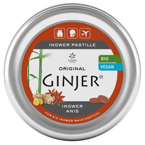 Ingwer Ginjer Anis Pastille Bio - 1