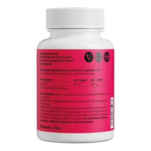 Coenzym Q10 100 mg Kapseln Zeinpharma - 2