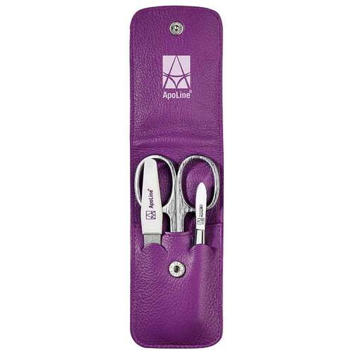 Apoline Manicure Etui 3teilig lila - 3
