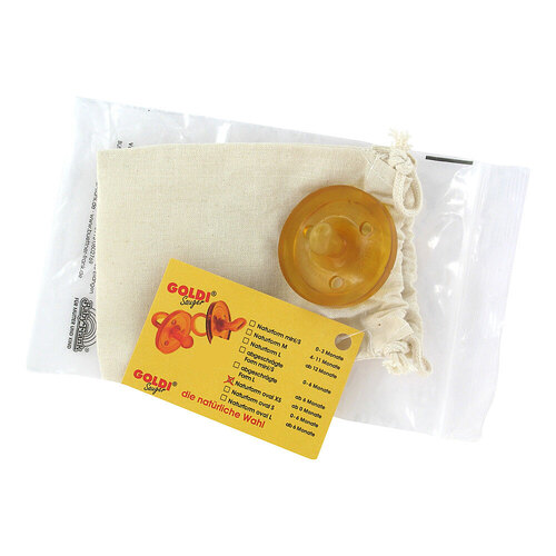 Goldisauger Naturform oval XS ab 0 Monate - 1
