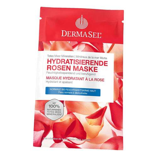 Abbildung: Dermasel Spa Totes Meer Hydratisierende Rosen Maske Gesichtsmaske, 12 ml PZN 11346782