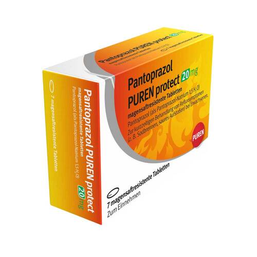 Pantoprazol Puren protect 20 mg magensaftresistent Tabletten  - 2