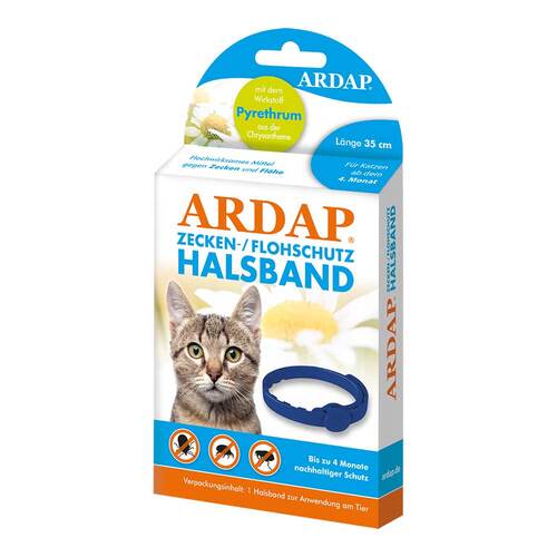 Ardap Zecken- / Flohschutzhalsband Katzen ab 4. Monat - 1