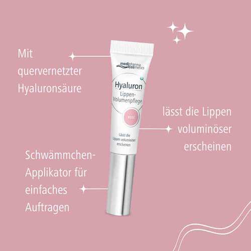 Hyaluron Lippen-Volumenpflege Balsam rosé - 4