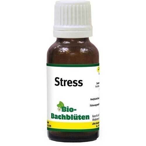 Abbildung: Bio Bachblüten Stress Tropfen für Hund / Katze / Pferd Flüssigkeit, 20 ml PZN 11597337