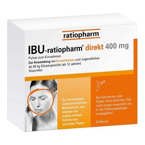 IBU-ratiopharm® direkt 400 mg Pulver zum Einnehmen - 1