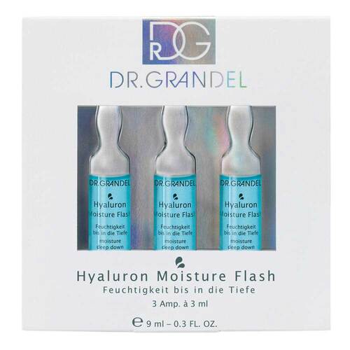 Abbildung: Grandel Professional Collection Hyaluron Moisture Flash Ampullen, 3X3 ml PZN 11727082