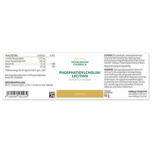 Phosphatidylcholin / Lecithin Kapseln - 2