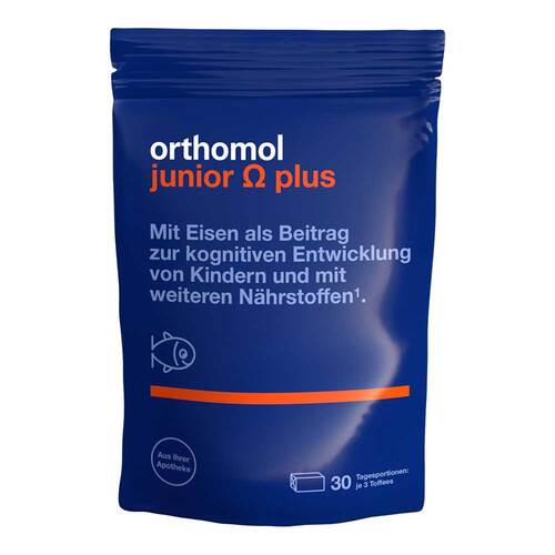 Orthomol Junior Omega plus Kaudragees - 1