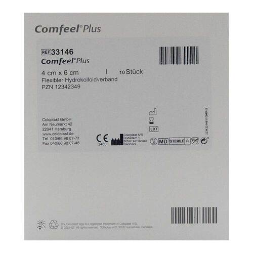 Comfeel Plus flexibler Hydrokolloidverband 4x6 cm - 2