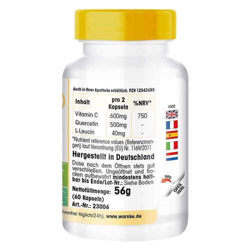 Quercetin mit Vitamin C Kapseln - 2