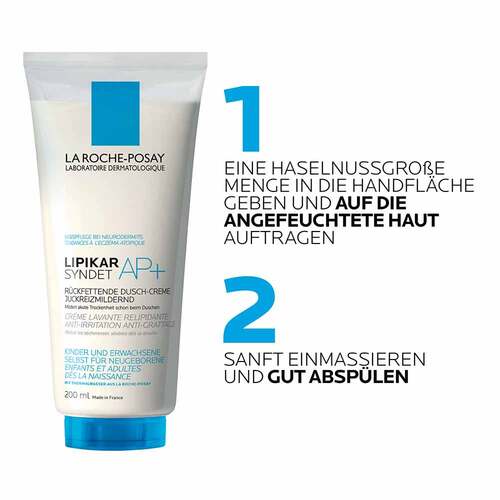 La Roche-Posay Lipikar Syndet AP+ Reinigungs-Cremegel - 3