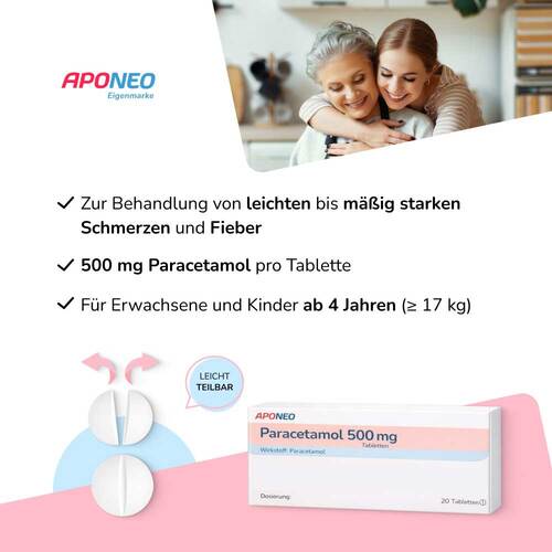 APONEO Paracetamol-Tabletten 500 mg - 2