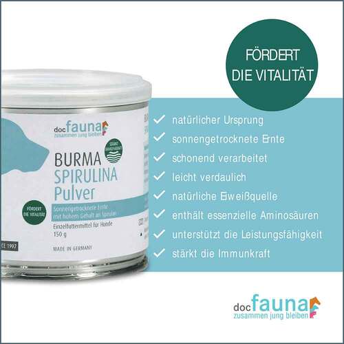 Burma Spirulina Pulver f&uuml;r Hunde - 3