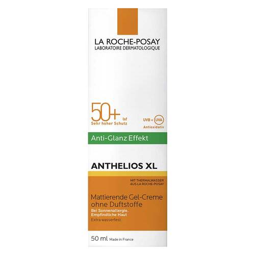 Abbildung: La Roche-Posay Anthelios XL LSF 50+ mattierende Gel-Creme im Pumpspender Creme, 50 ml PZN 12530631