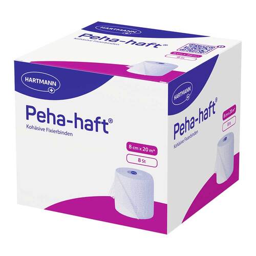 Peha-Haft Fixierbinde latexfrei 8 cmx20 m - 1