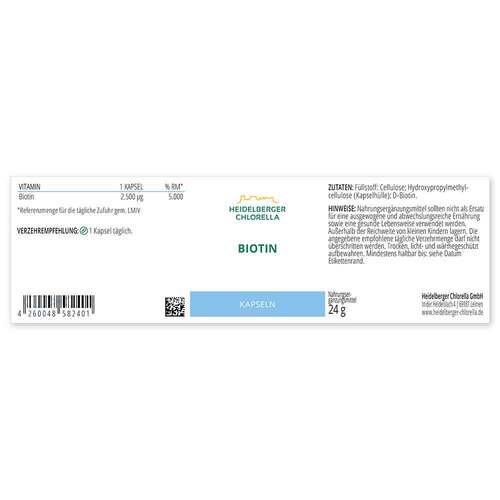 Biotin Kapseln - 2