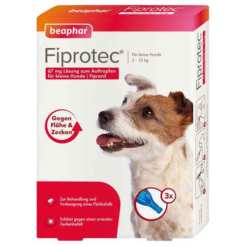 Fiprotec 67 mg L&ouml;sung z.Auftr.f&uuml;r kleine Hunde - 1