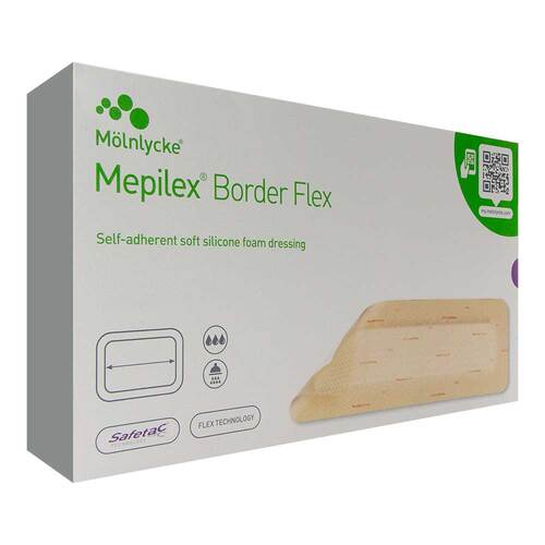 Mepilex Border Flex Schaumverband haftend 15x20 cm - 1