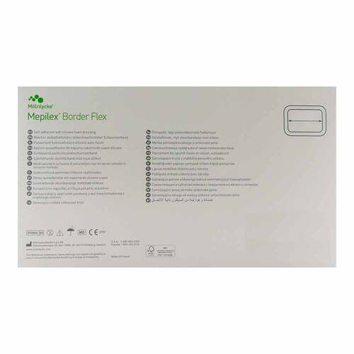 Mepilex Border Flex Schaumverband haftend 15x20 cm - 2