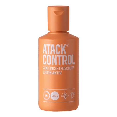 Abbildung: Atack Control Insektenschutz Lotion Aktiv + LSF 25 Lotion, 100 ml PZN 12608385