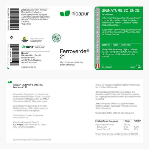 Nicapur Ferroverde 21 Kapseln - 3