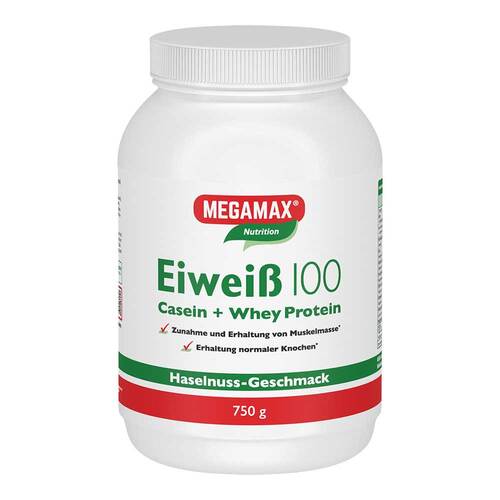 Eiweiss 100 Haselnuss Megamax Pulver - 1