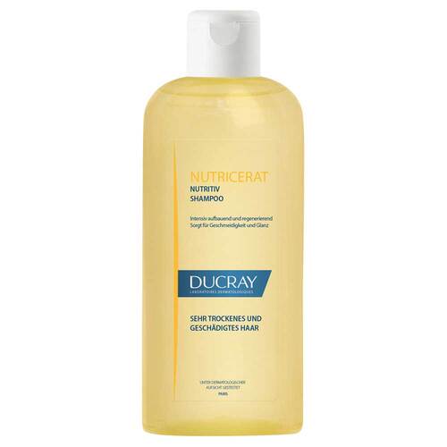 Abbildung: Ducray Nutricerat nutritiv Shampoo trockenes Haar Shampoo, 200 ml PZN 12801610