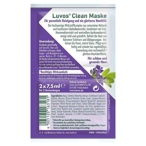 Luvos Naturkosmetik Heilerde Clean-Maske - 2