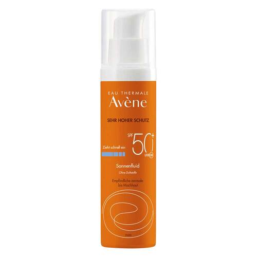Abbildung: Avene Sunsitive Sonnenfluid SPF 50+ ohne Duftstoffe Flüssigkeit, 50 ml PZN 13168244