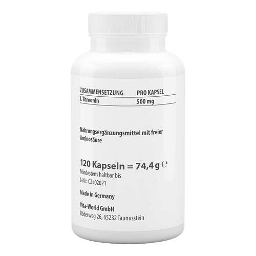 L-Threonin 500 mg Kapseln - 2