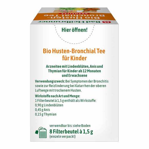 Bad Heilbrunner Bio Husten-Bronchial Tee f&uuml;r Kinder - 2