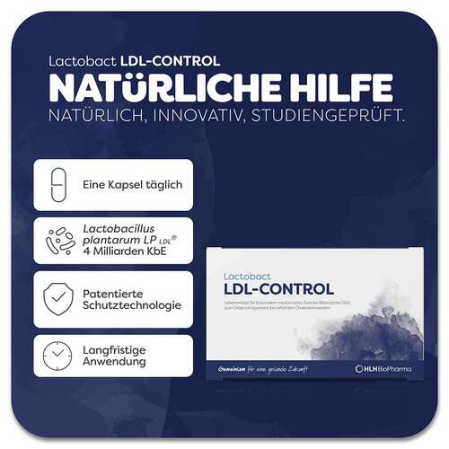 Lactobact LDL Cholesterin Control magensaftresistente Kapseln - 2