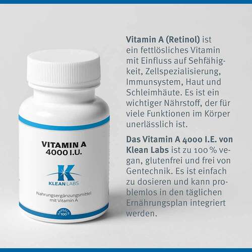 Vitamin A 4000 I.U. Kapseln - 4