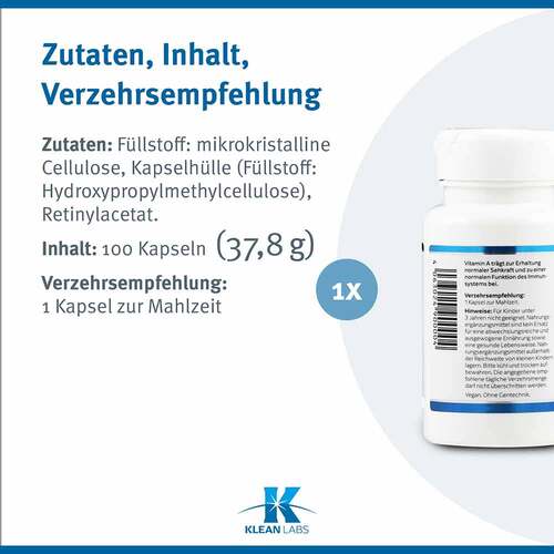 Vitamin A 4000 I.U. Kapseln - 6